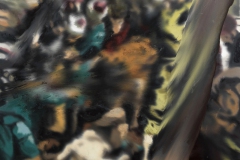 i-Study-for-variations-on-Tintorettos-The-miracle-of-the-slave-oil-on-linen-200x230-cm-2013